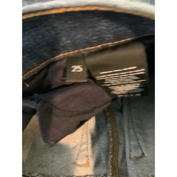 J Brand Medium Disclosure Wash Betty Flare Blue Jeans, Size 25 - Picture 4 of 5